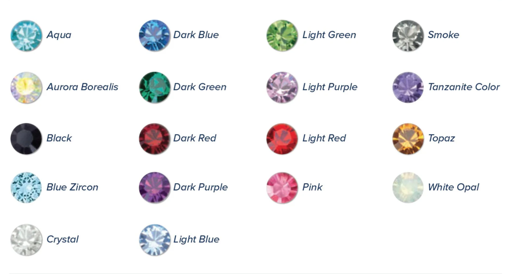 Cab End - Gem Colors
